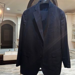 Designer Custom Suit Jacket & Pants Dark Navy • Fully Lined